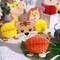 Assorted 3D Jungle Safari Animal Honeycomb Paper Decorations Set Baby Shower